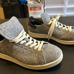 All wool upper Adidas Stan Smith.